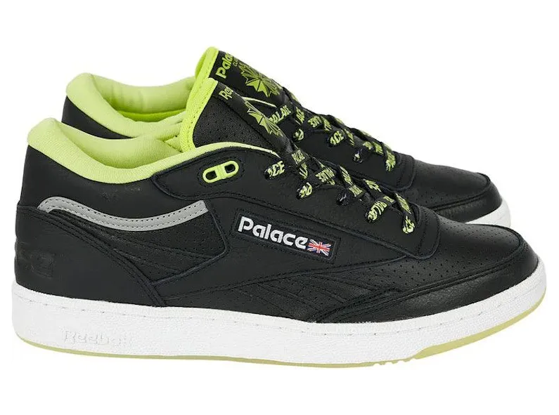Reebok Club C Mid II Revenge Palace Black Acid Yellow (FZ5845)
