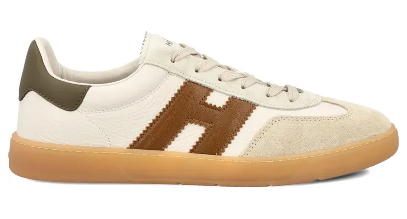 Hogan Sneakers met logo-applicatie – Beige (HXM6470FB60UWR)