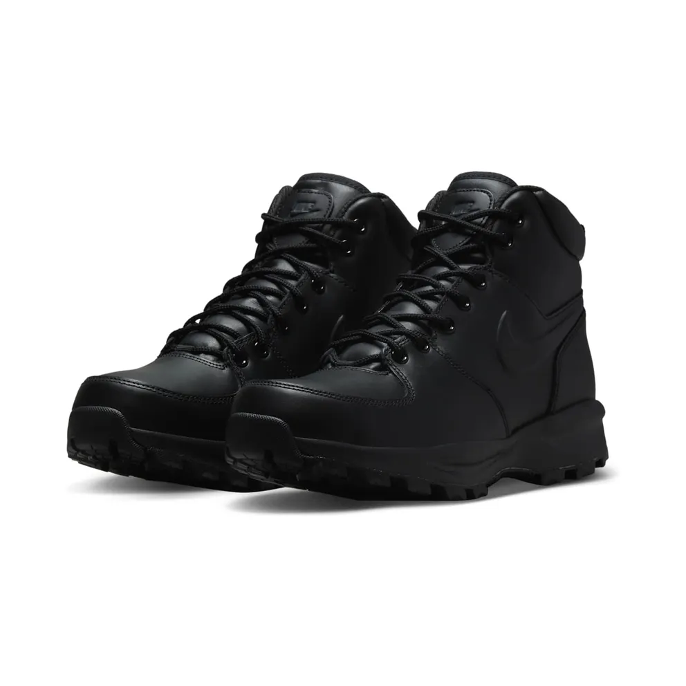 Nike Manoa Leather Black Black/Black-Black (454350-003)