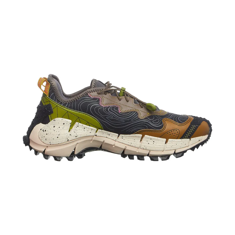 Reebok Zig Kinetica II Edge Pure Grey 8 / Wild Moss / Sulfur Green (GX0511)