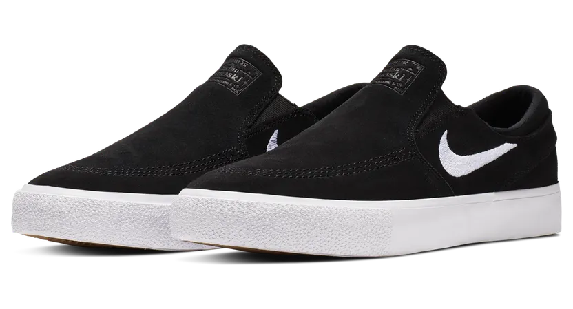 Nike SB Zoom Stefan Janoski Slip RM Skateschoen Zwart (AT8899-002)