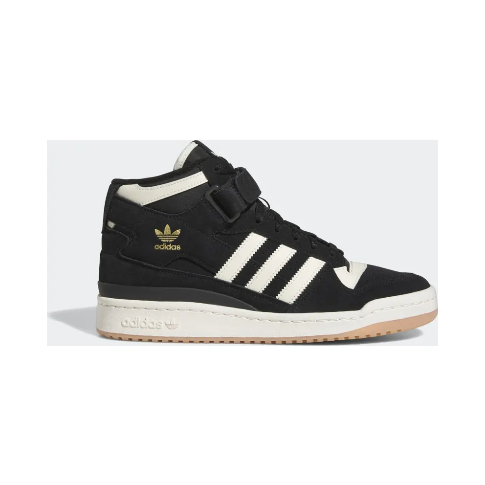 adidas Forum Mid Schuh Core Black / Cream White / Gum (FZ6252)