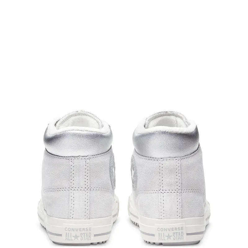 Converse Suede Chuck Taylor All Star PC Boot High Top Ash Grey/pure Silver/egret (666578C)
