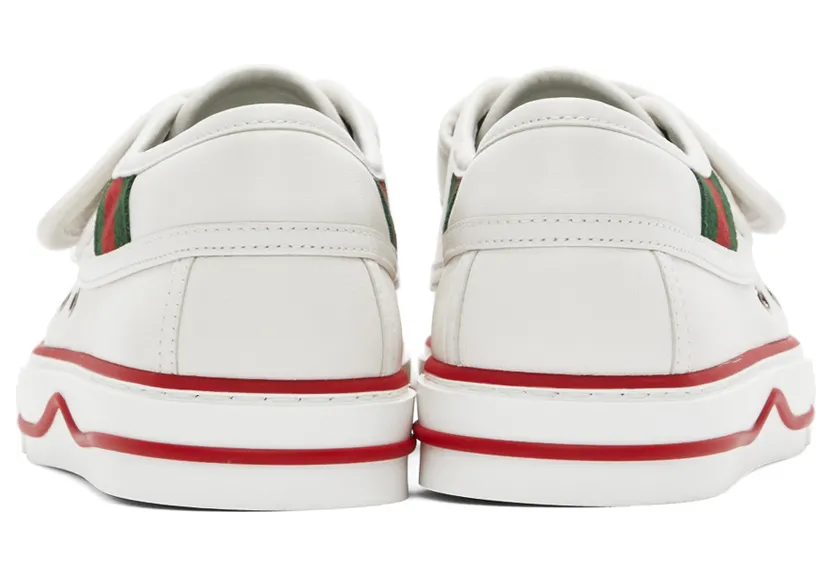 Gucci White ‘Gucci Tennis 1977’ Sneakers (694741 17L10) (2)
