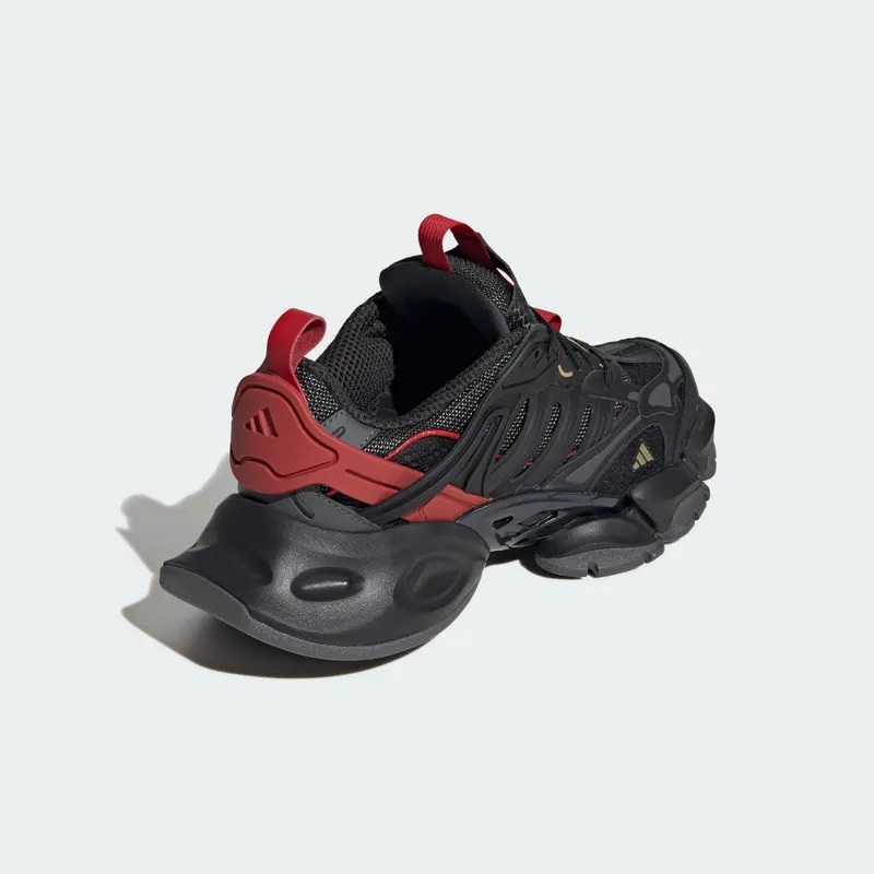 adidas XLG Runner Deluxe Black Gold Metallic Red (JQ2974)