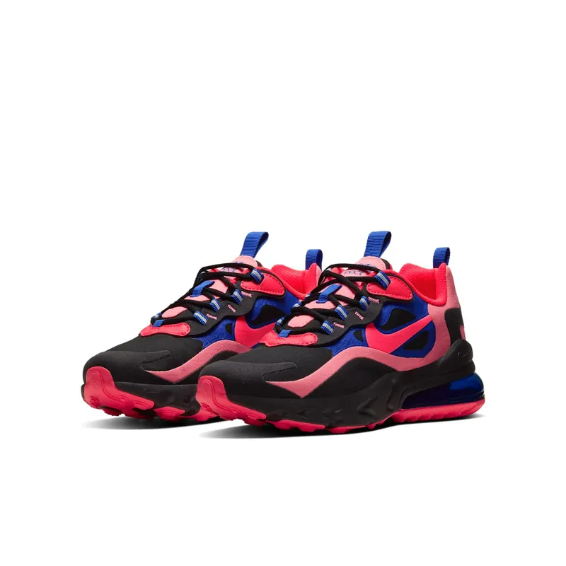 Nike Air Max 270 React Sunset Pulse (GS) Black/Racer Blue/Sunset Pulse (CT1579-001)
