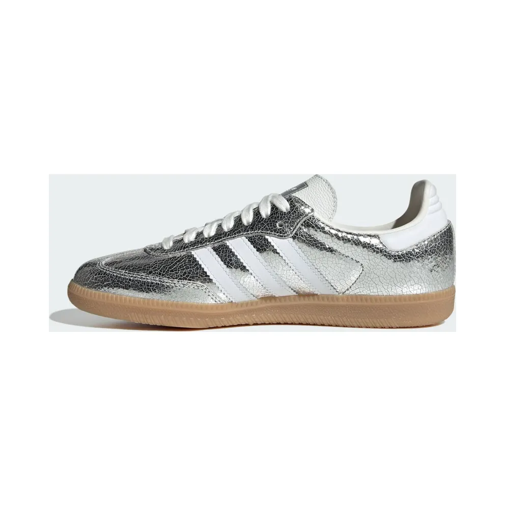 Adidas Samba OG Silver Metallic / Cloud White / Core White (JR0035)
