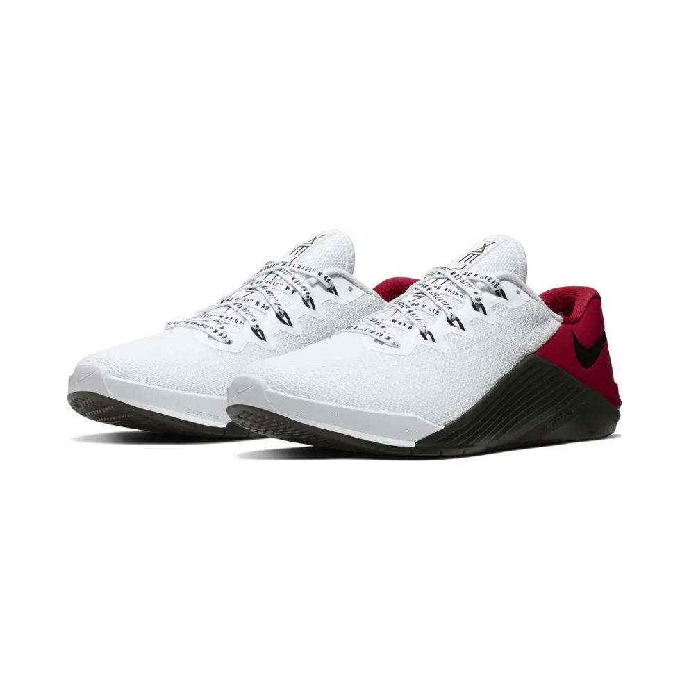 Nike Metcon 5 White University Red White/Black/University Red (CW0526-106)