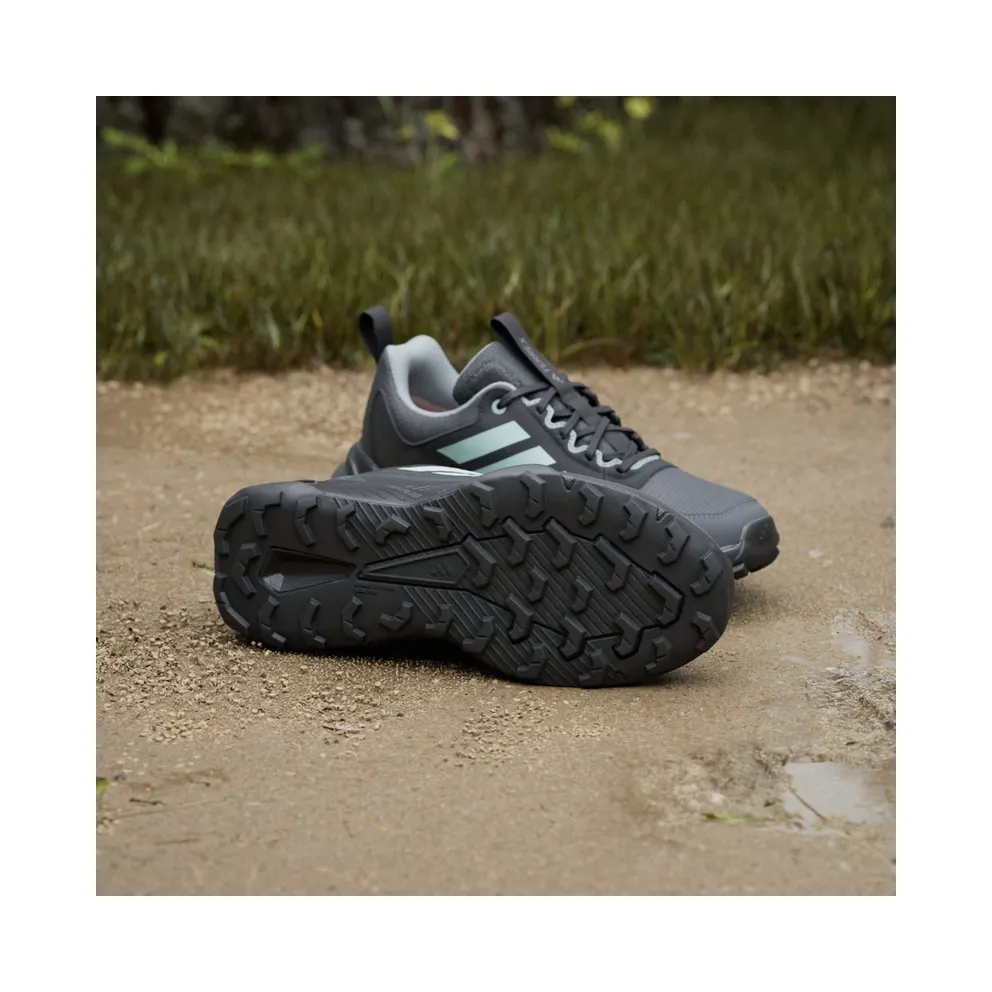 Adidas Terrex Tracefinder 2 CLIMAPROOF Trailrunning Carbon / Semi Flash Aqua / Grey Six (JI0278)