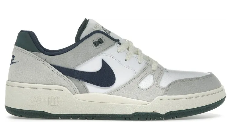 Nike Full Force Low White Midnight Navy Green (FZ3595-100)