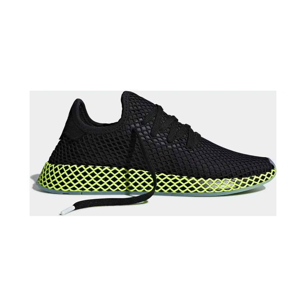 adidas Deerupt Core Black Ash Blue Core Black/Core Black/Ash Blue (B41755)