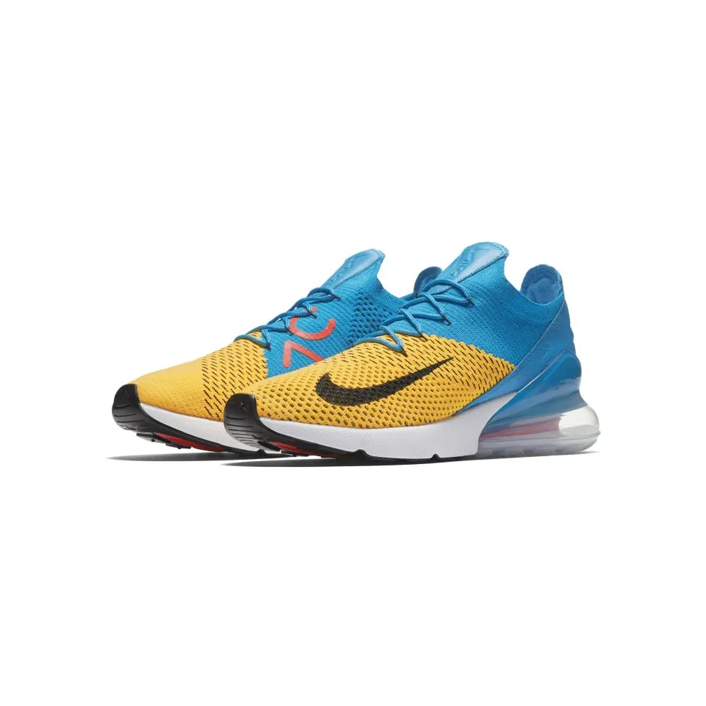 Nike Air Max 270 Flyknit Laser Orange Blue Orbit Laser Orange/Black-Blue Orbit (AO1023-800)