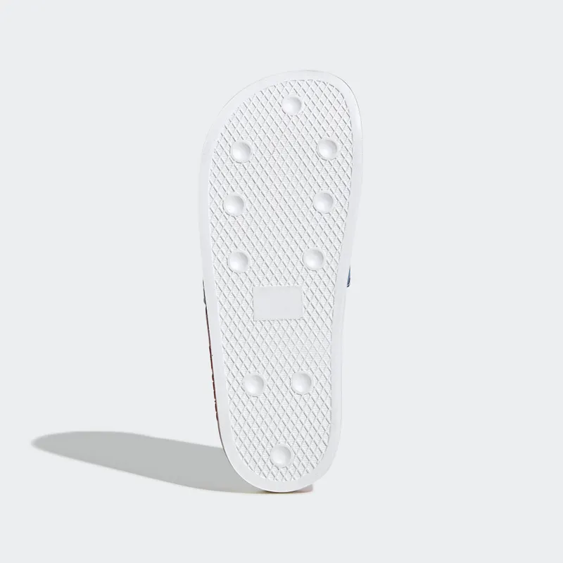 adidas Micro Adilette Raf Simons Silver Metallic/Bright Red/Bright Red (EE7955)