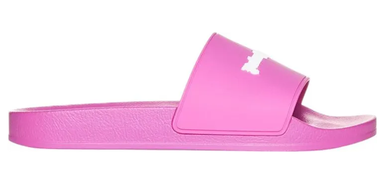 Palm Angels Logo Pool Sliders Pink (PMIC010F23PLA0013201)