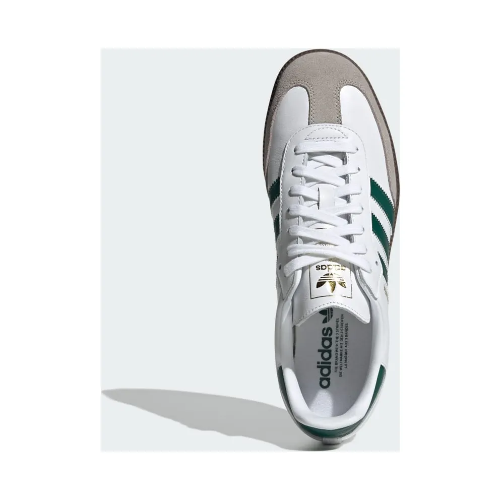 Adidas Samba OG Cloud White / Collegiate Green / Clear Granite (JH8797)