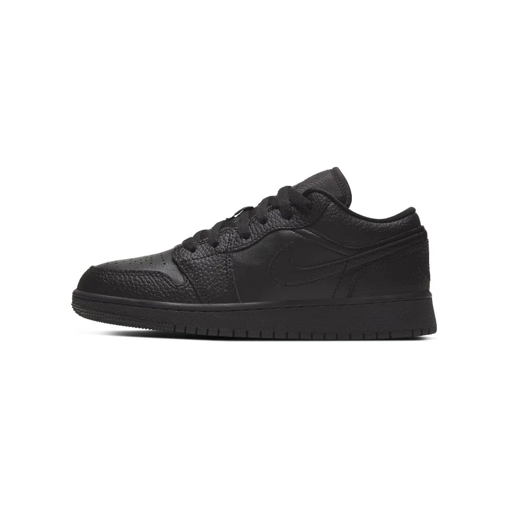 Air Jordan 1 Low Older Kids’ Black (553560-091)