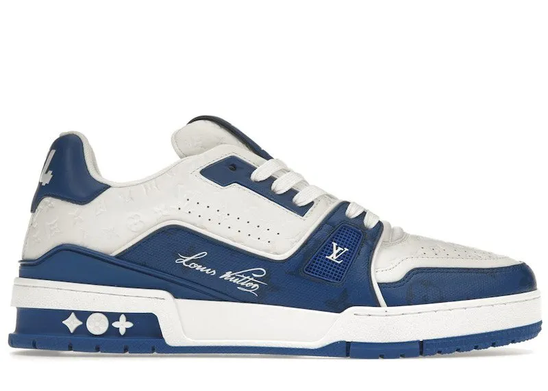 Louis Vuitton Trainer #54 Signature Blue White (1AANEZ)