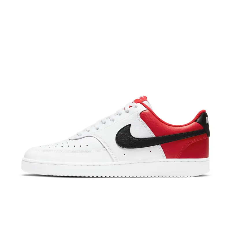 Nike Court Vision Low White Black University Red (DH0851-100)