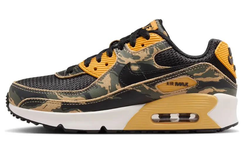 Nike Air Max 90 Black University Gold Camo (IF3092-001)
