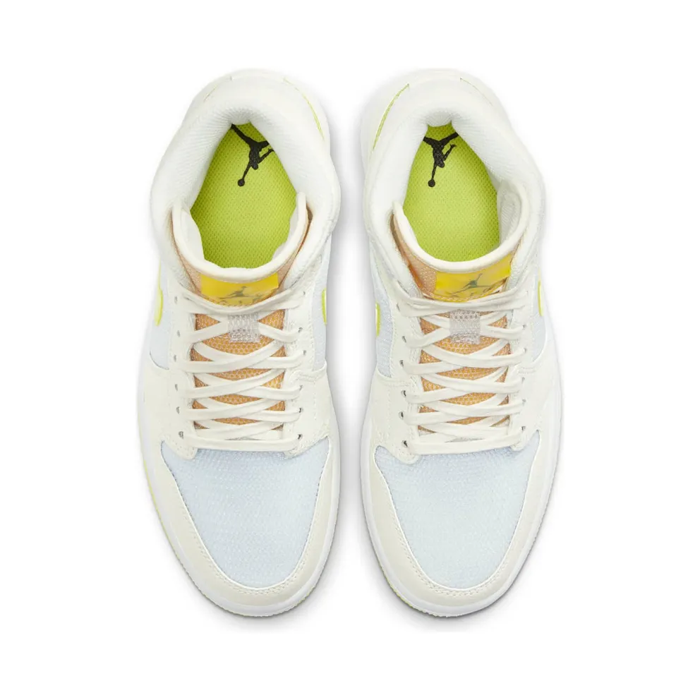 Jordan 1 Mid SE Voltage Yellow (W) White/Voltage Yellow (DB2822-107)