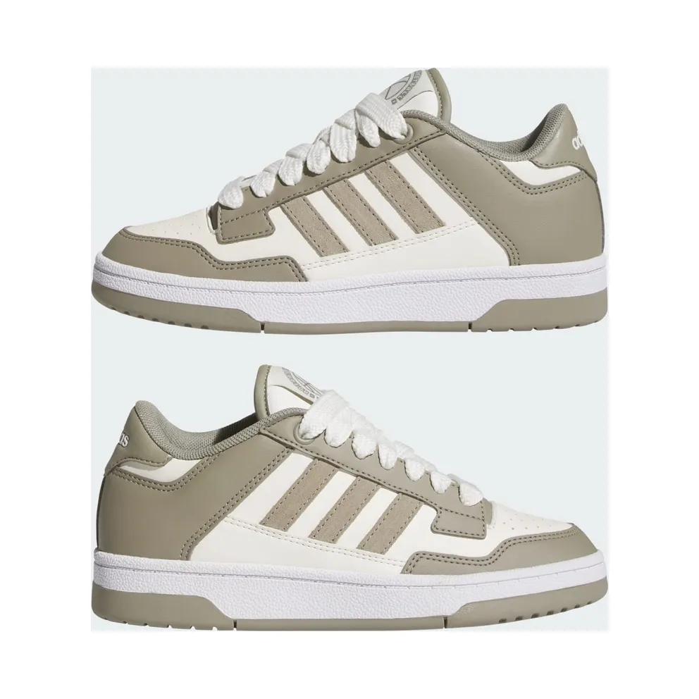 Adidas Rapid Court Low Silver Pebble / Cloud White / Cloud White (JR0165)