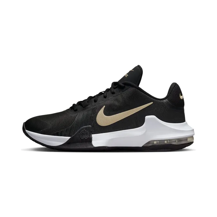 Nike Air Max Impact 4 “Black / Anthracite / White / Metallic Gold Star” (DM1124-003)