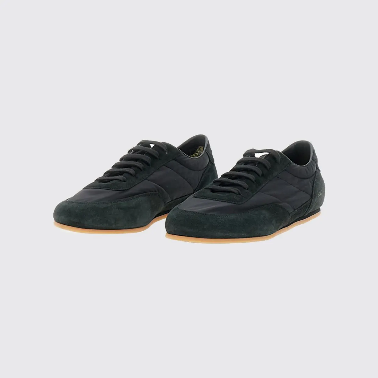 Common projects Minimal Runner Suede and Nylon Sneakers Black (52427547)