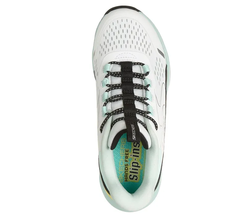 Skechers Slip-ins: Glide-Step – Vista Lane Sneaker White/Turkoois
