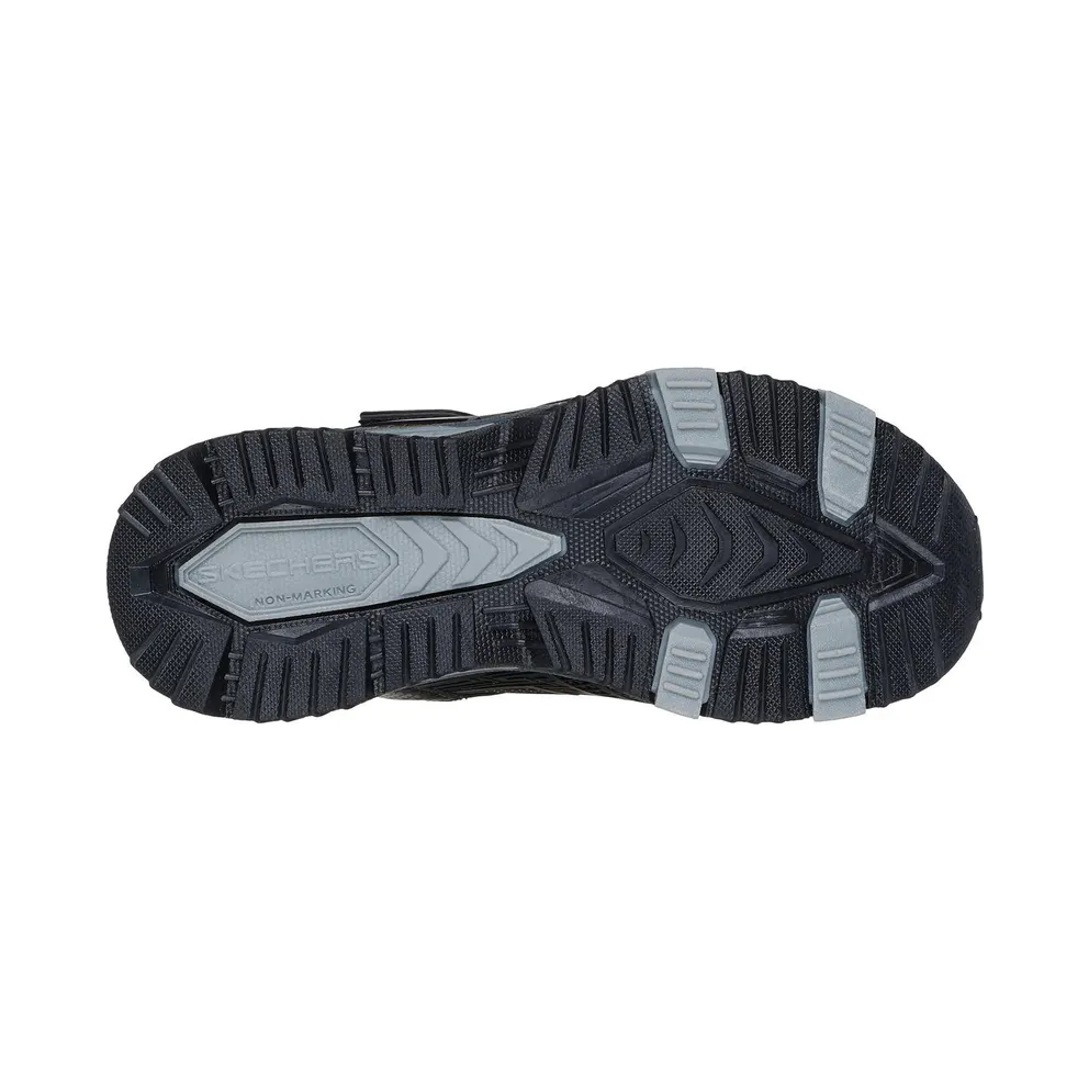 Skechers S-Lights Hydro Lights – Heat-Tread “Black / Silver” (400117LBKSL)