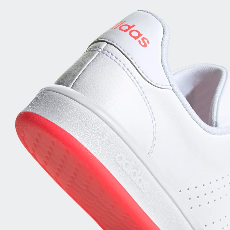 Adidas Advantage Base Cloud White / Cloud White / Signal Pink (FW0987)