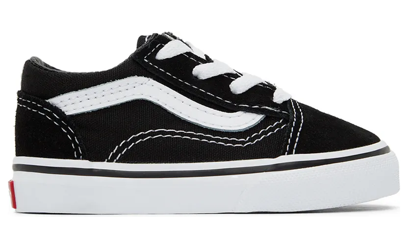 Vans Baby Black & White Old Skool Sneakers (VN0A3TFY6BT1)