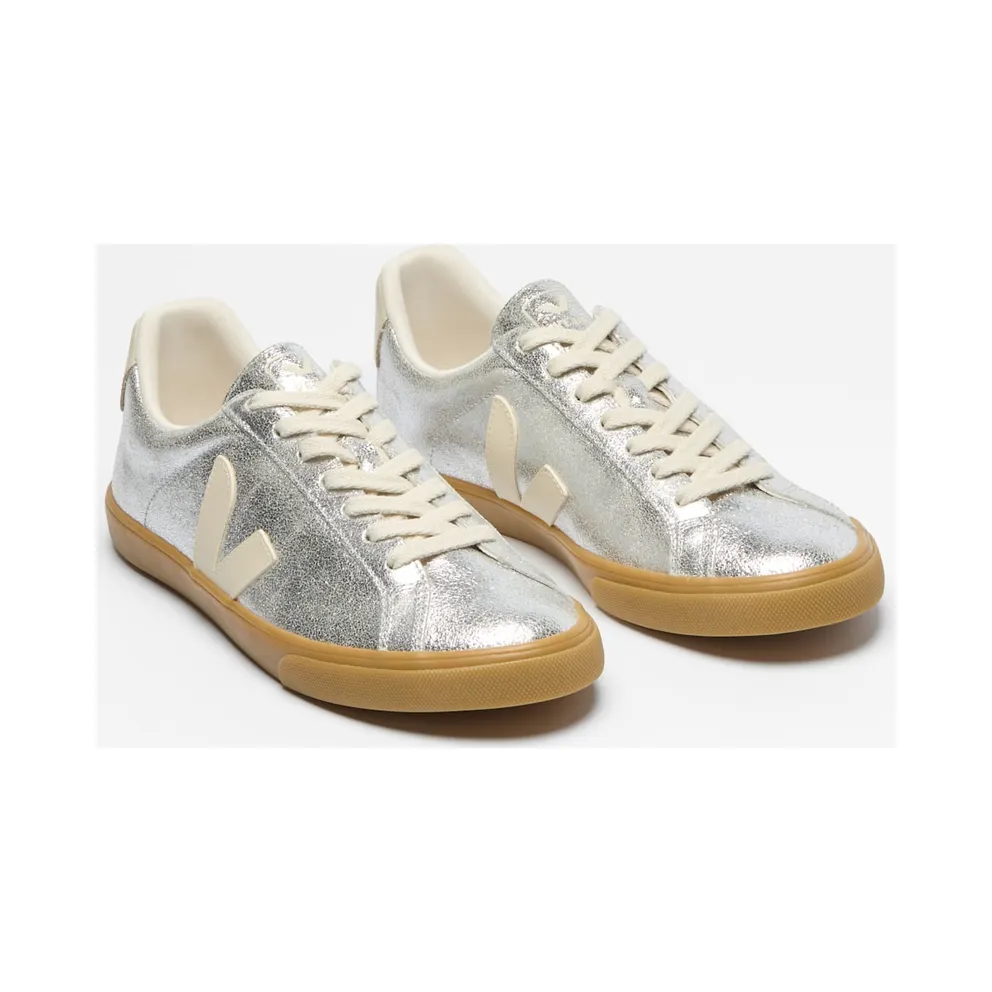 Veja Esplar Cracked Laminated Leather White (EO0321465)