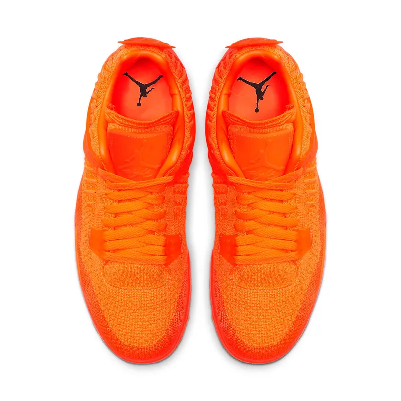 Jordan 4 Retro Flyknit Orange Orange/Black-Orange (AQ3559-800)