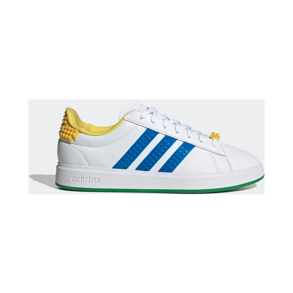 adidas Grand Court x LEGO Schuh 2.0 Cloud White / Shock Blue / Yellow (HP9382)