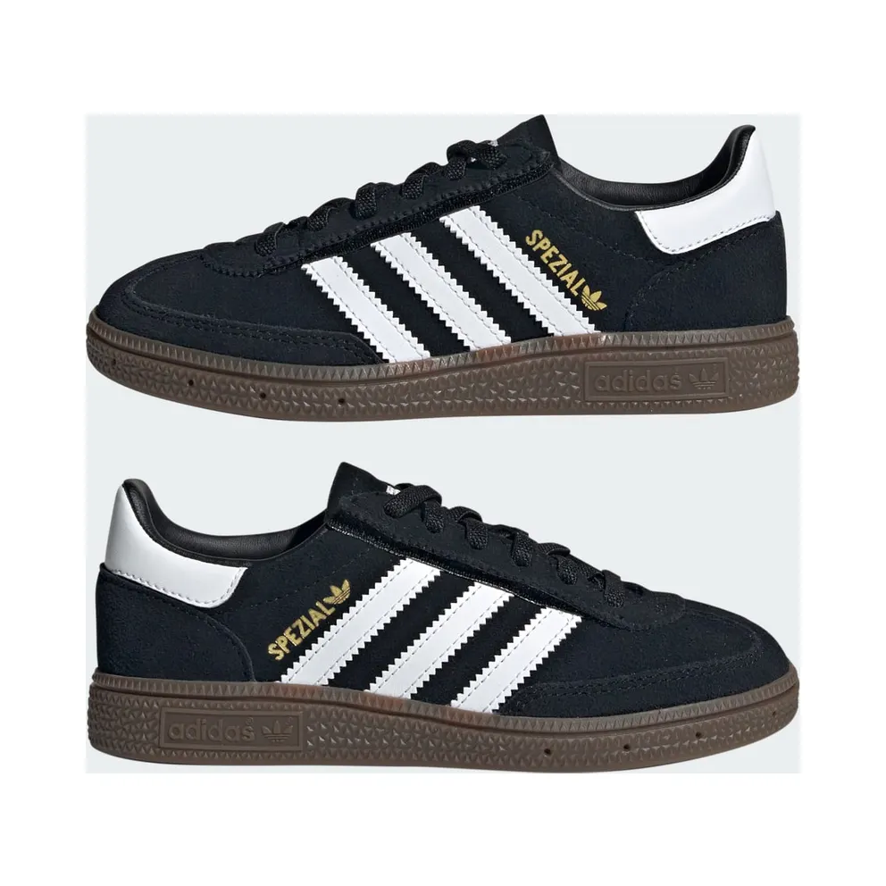 Adidas Handball Spezial Comfort Closure Elastic Lace Kids Core Black / Cloud White / Gum (JQ6382)