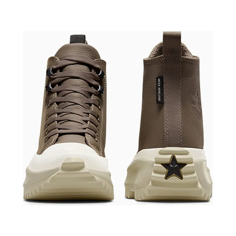 Converse Run Star Hike Platform Weatherized Leather Truffle/Black/Egret (A10049C)