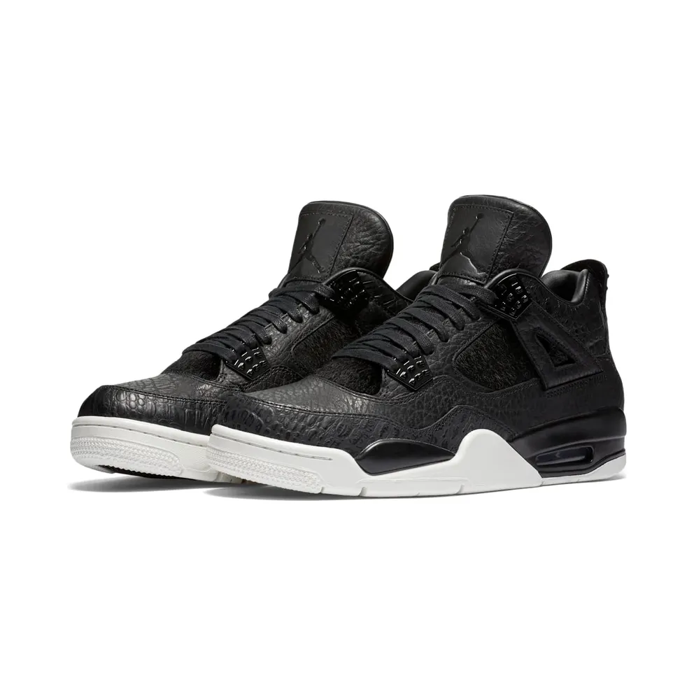 Air Jordan Nike AJ 4 IV Retro Pony Hair Black (819139-010)