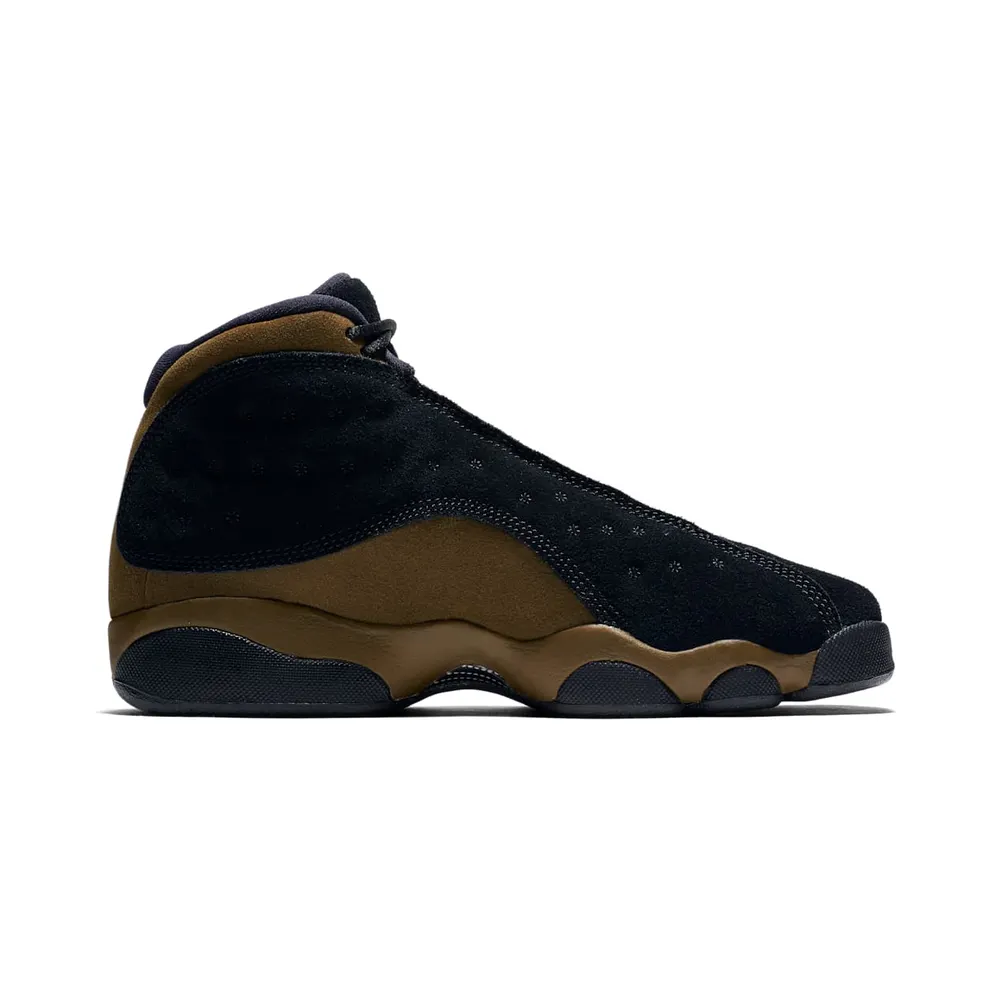 Jordan 13 Retro Olive (GS) Black/True Red-Light Olive (884129-006)