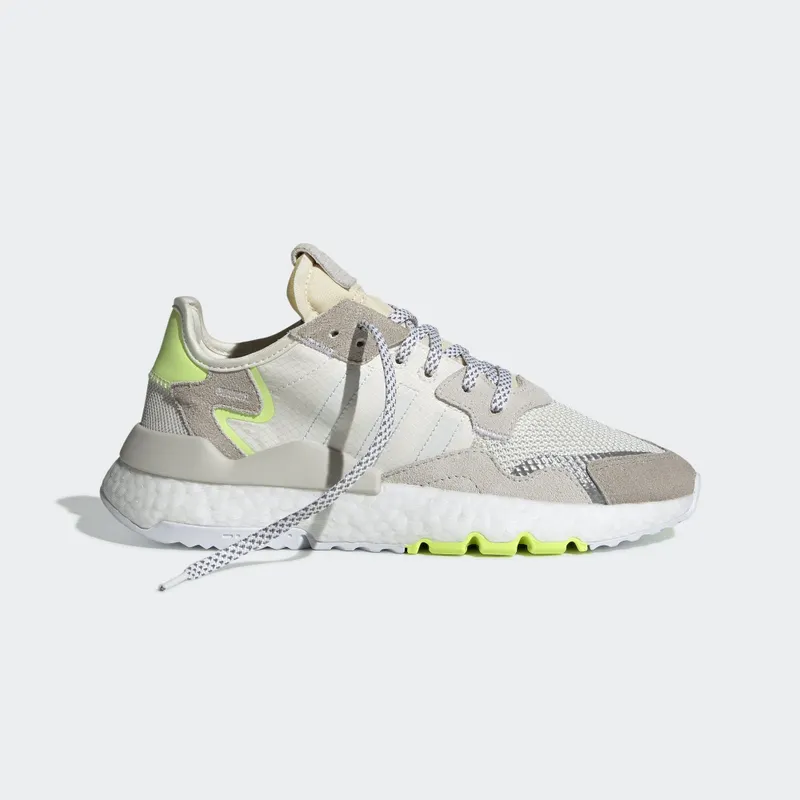 adidas Nite Jogger Off White Hi Res Yellow (W) Off White/Cloud White/Hi-Res Yellow (CG6098)