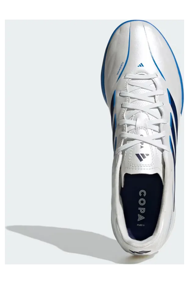 adidas Copa Pure IV League Turf Football Boots “Zero Metalic / Dark Blue / Lucid Ray Blue” (KI0647)