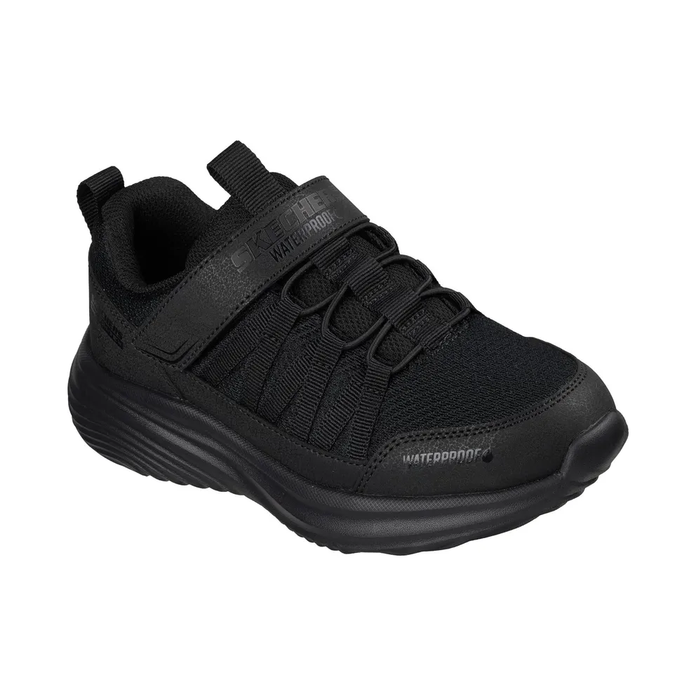 Skechers Waterproof: Bounder Pro “Aqua Step Sneaker Black” (303484LBBK)