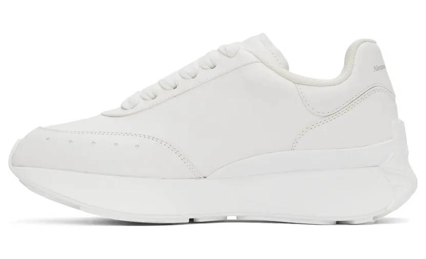 Alexander McQueen White Sprint Sneakers (687995WIC94) (3)