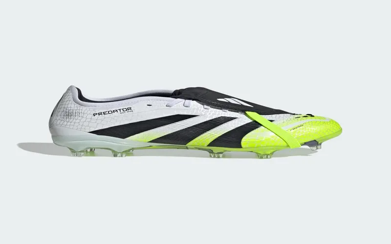 adidas Predator Pro Fold-Over Tongue FG Cloud White Core Black Lucid Lemon (JS4071)