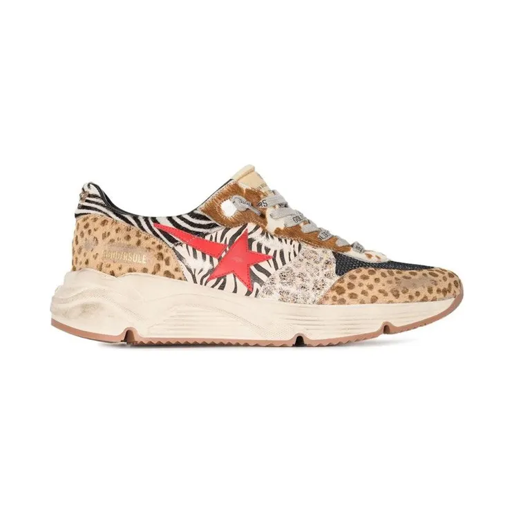 Golden Goose Running Sole Safari Print Multi (GMF00276F00256380100)