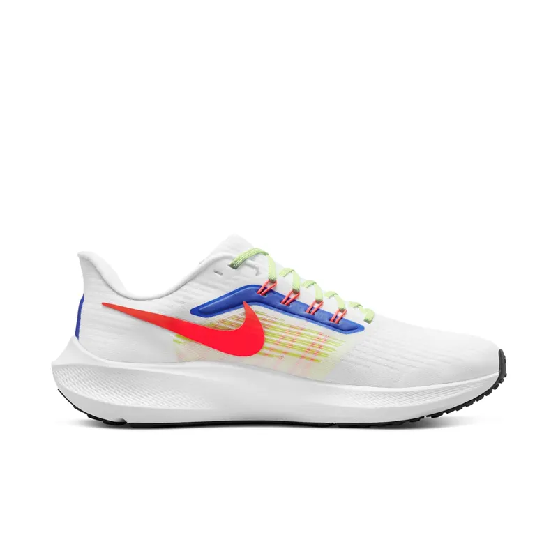 Nike Air Zoom Pegasus 39 White Crimson Racer Blue (DX3354-100)
