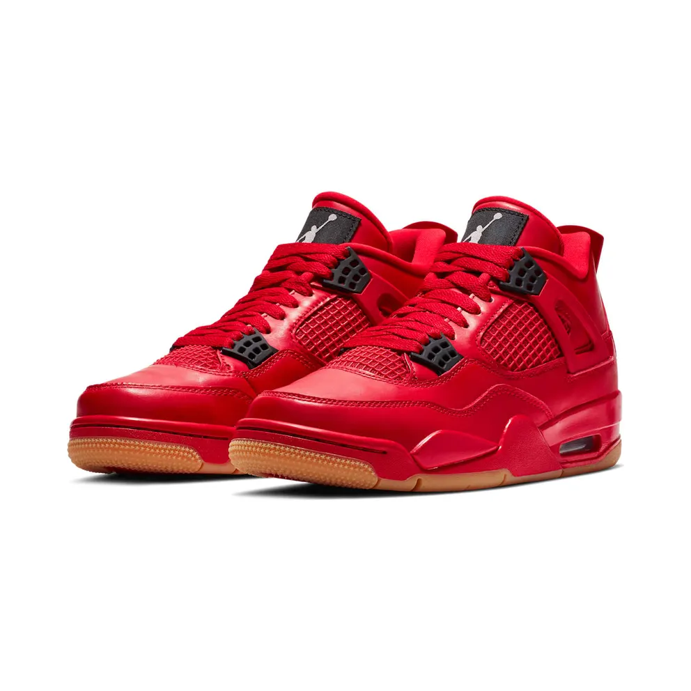 Jordan 4 Retro Fire Red Singles Day 2018 (W) Fire Red/Summit White-Black (AV3914-600)