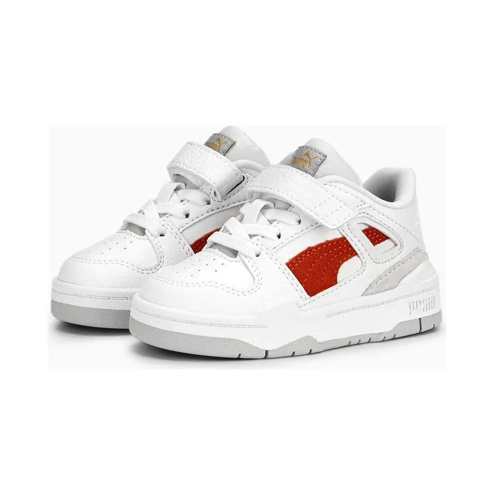 Puma Slipstream Suede FS with alternatieve sluiting White/Grey/Red (388685-06)
