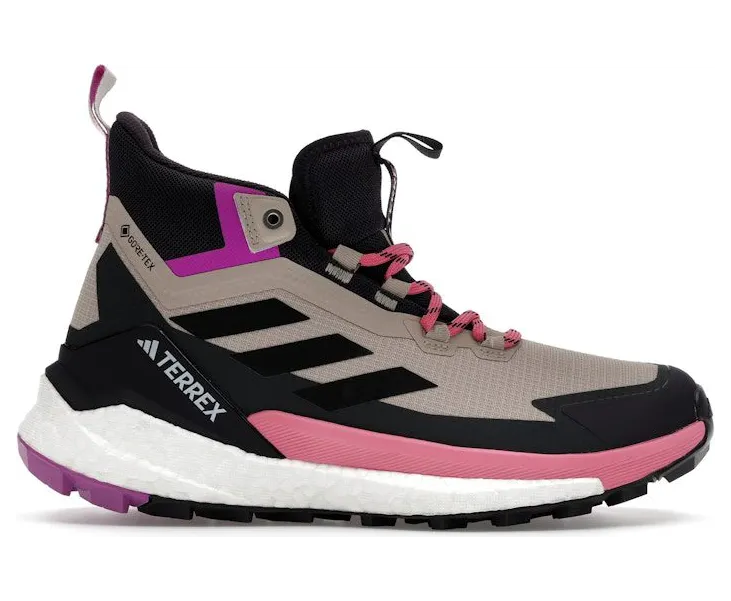 adidas Terrex Free Hiker 2.0 Gore-Tex Wonder Beige Pink Fusion Aurora Black (IH3533)