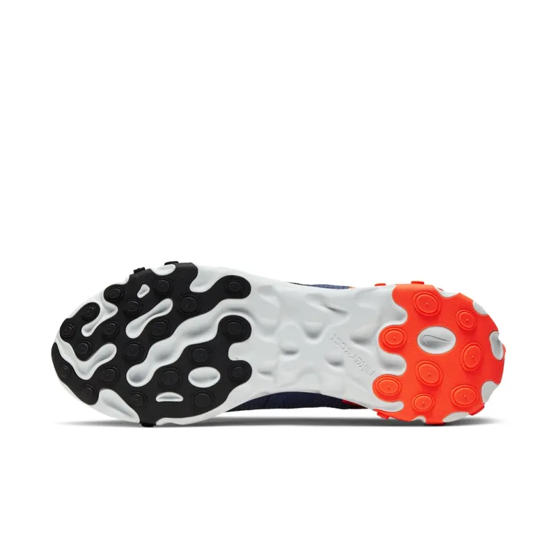 Nike React Element 55 SE Midnight Navy Total Orange Midnight Navy/Total Orange-Summit White-Black (CI3831-400)