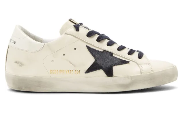 Golden Goose SSENSE Exclusive White Super SSTAR Sneakers (F35MS590.G15)
